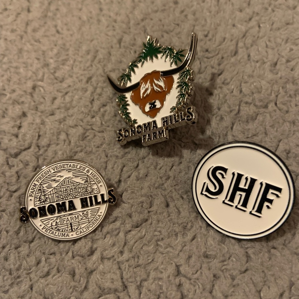 Sonoma Hills Farm bundle of pins